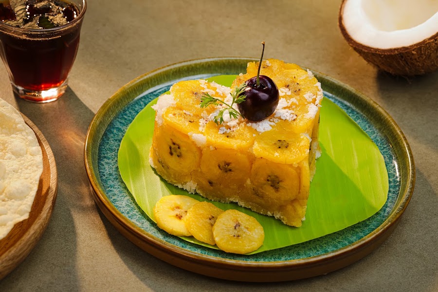 Roasted Banana Puttu